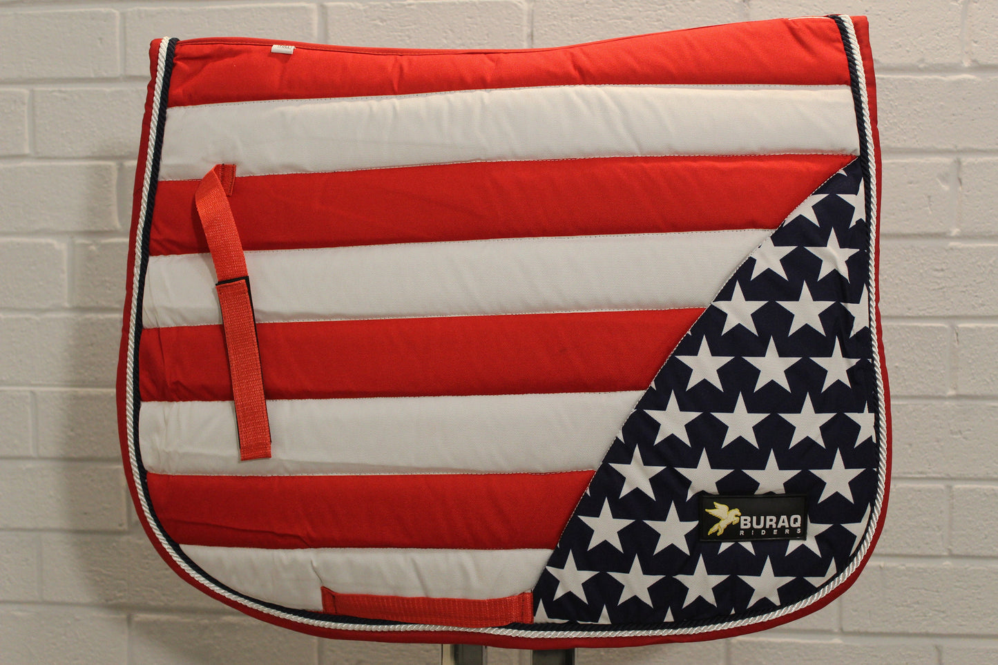 All Purpose US Flag 4th of July Special Saddle Pads in Dressage Jump & Close Cut